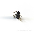 2,54 4p connector de pin de 90 doblega